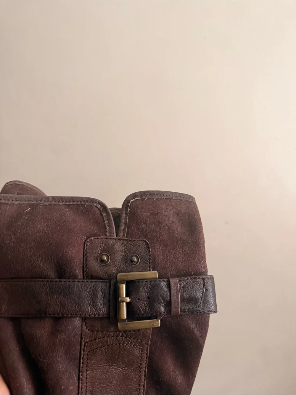 BareTraps Brown Knee-High Riding Boots